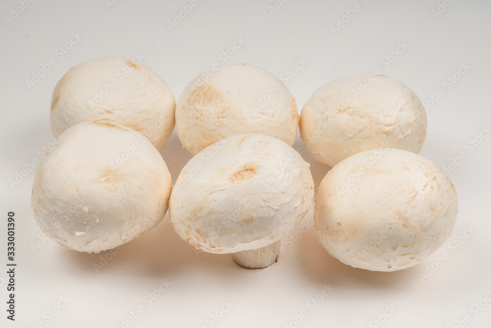 Champignon mushroom isolated on white background. Champignon mushroom isolated on white background.