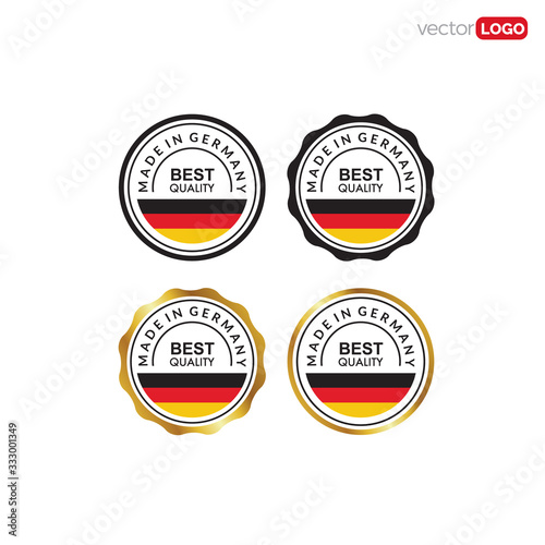 made in germany icon/symbol/Logo Design. Vector Template Illustration.