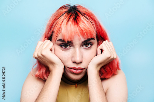 Portrait of young woman