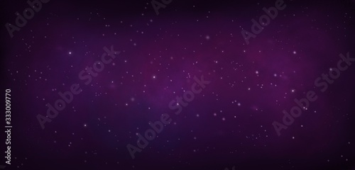 Purple Nebula in the Universe, Galaxy star