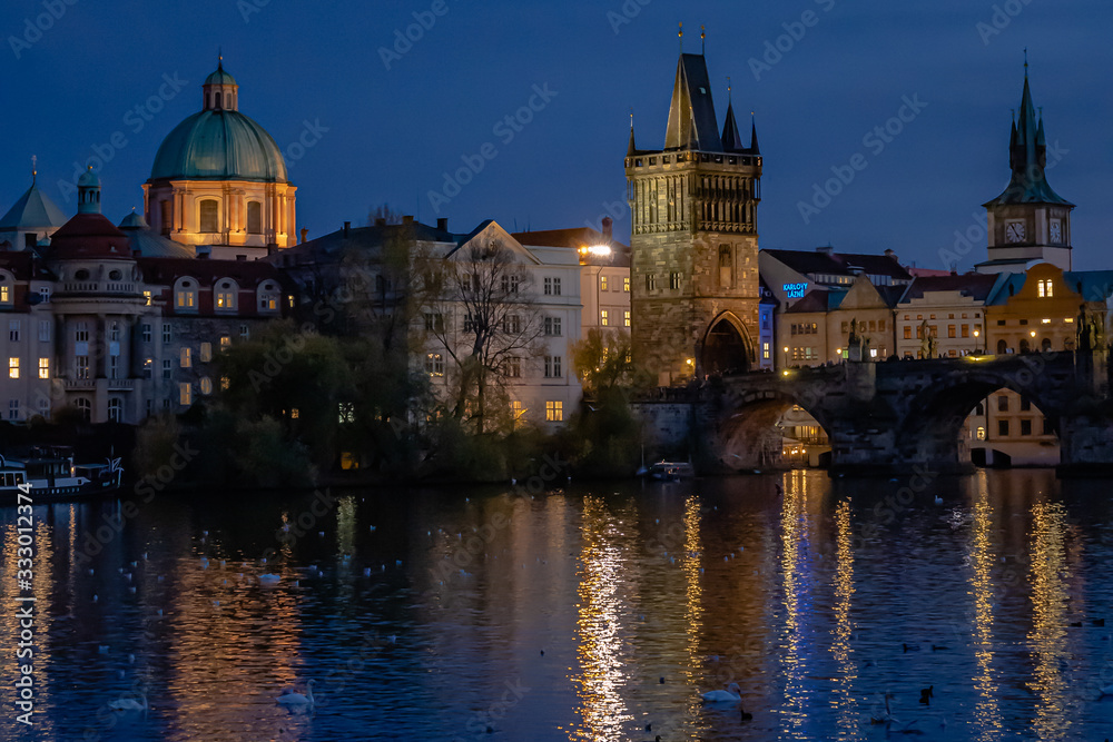 Fototapeta premium View of Prague 2019