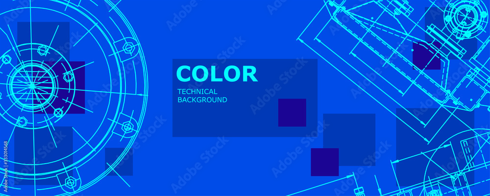 Obraz premium Engineering technological wallpaper 