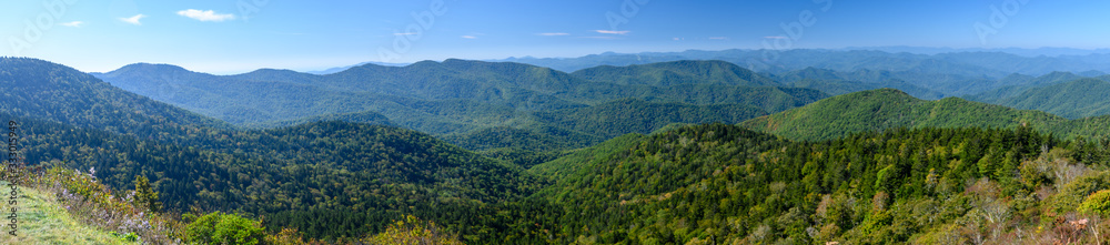 Appalachian Mountain View Along the Blue Ridge Parkway Appalachian Mountain View Along the Blue Ridge Parkway