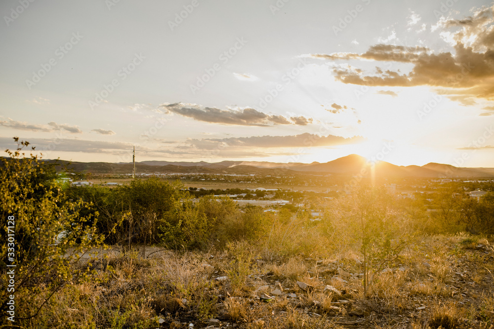 Obraz premium Sunset, Namibia
