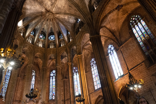 interior of catholic church Spain