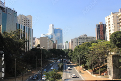 View at "Mirante 9 de julho" São Paulo City Observatory Lookout point