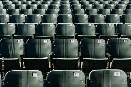 Abandoned Stadium Seats photo