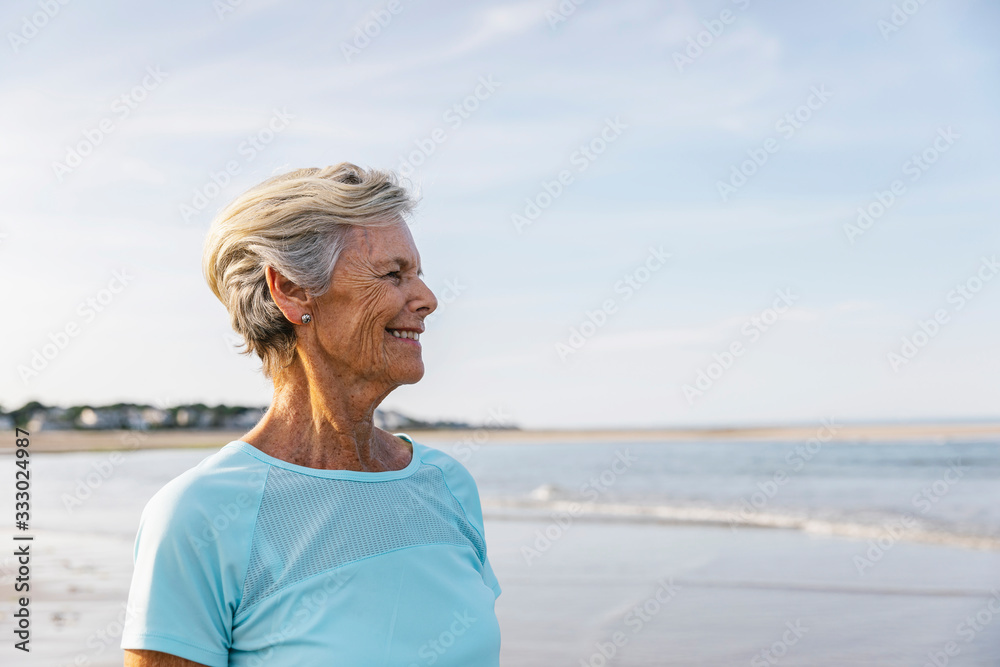 Portrait of Elderly woman smiling Portrait of Elderly woman smiling