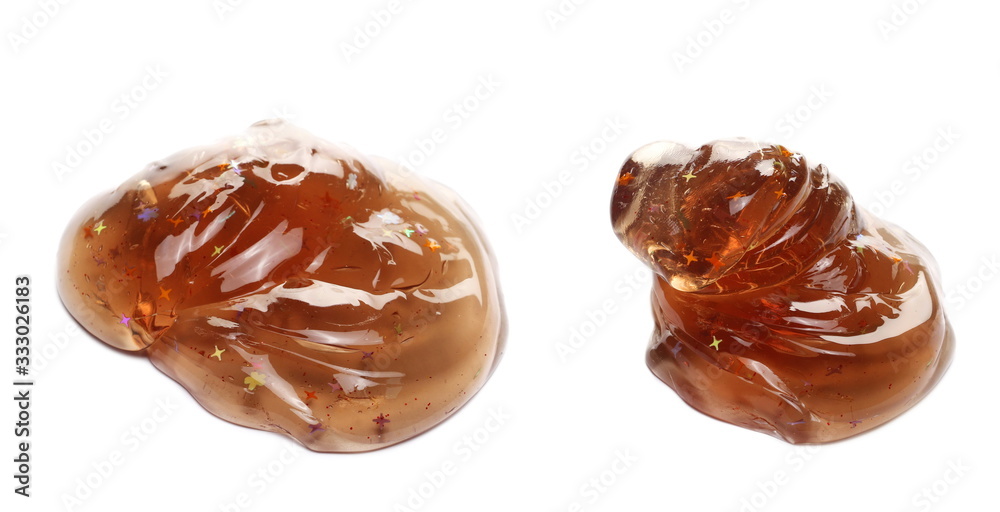 Set sleaze, slime puddle isolated on white background Set sleaze, slime puddle isolated on white background