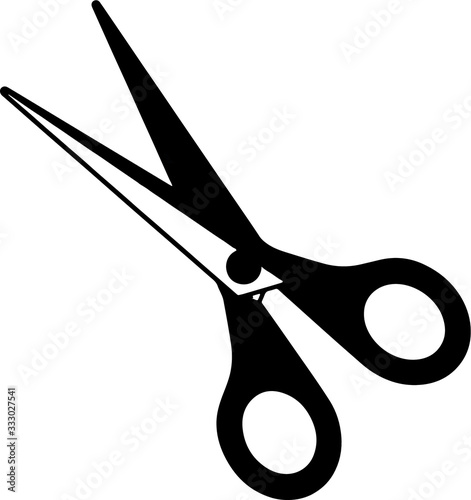 black scissors