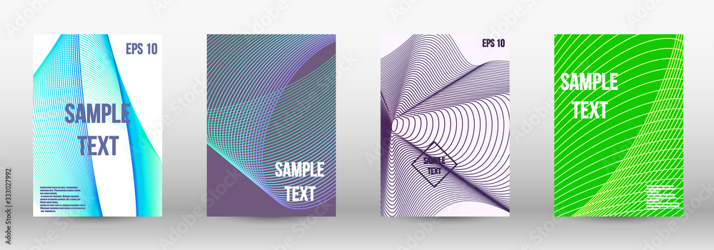 Geometric template with lines 