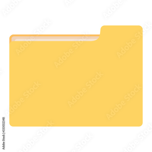 Isolated medical record icon