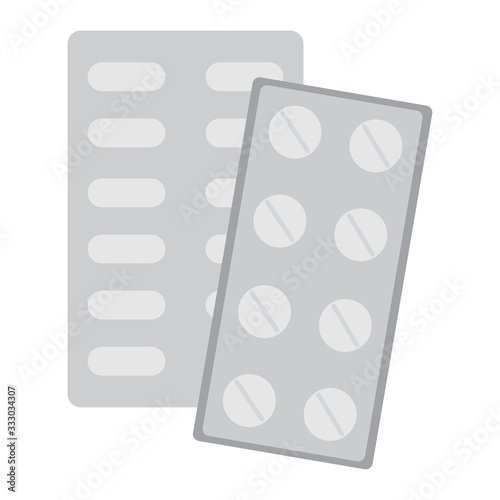 Pills in blisters