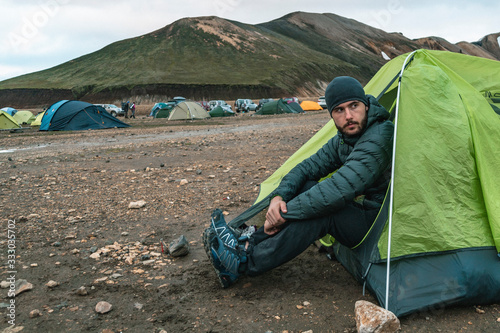 Pre Trek Anticipation at Tent City photo