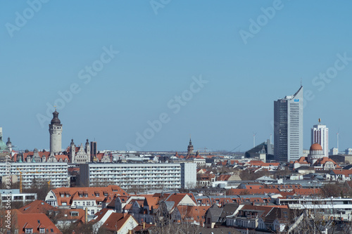 Skyline Of Central Leipzig At Day photo