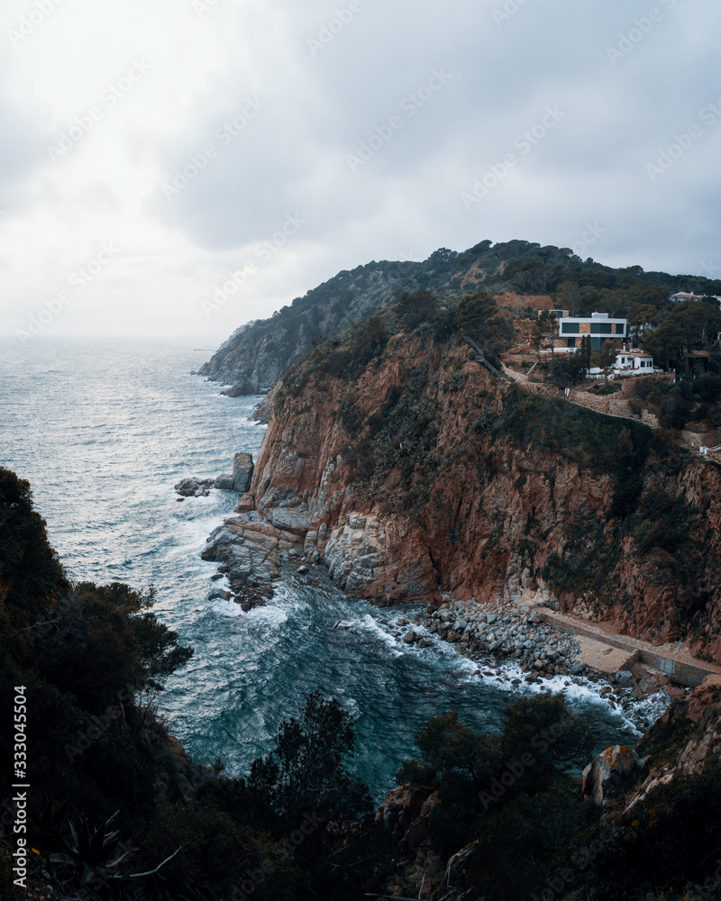 Obraz premium Scenic view of mediterranean coast