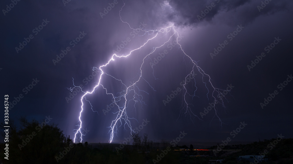 Lightning storm