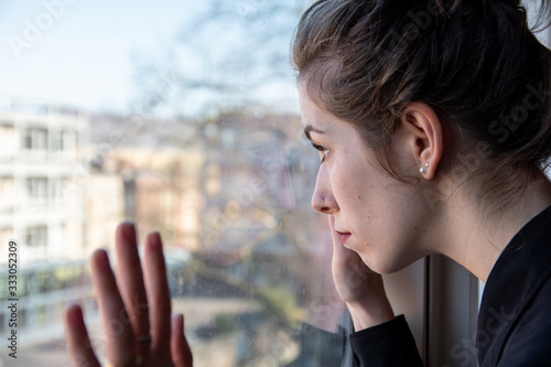 Εκτύπωση καμβά UK coronavirus lock down means people must work from home under social distancin