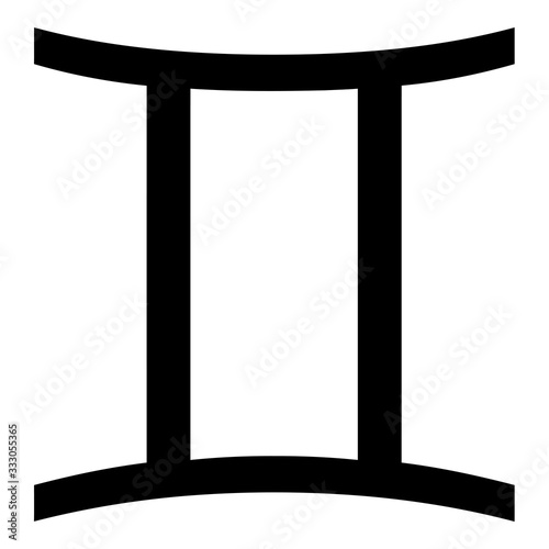 Gemini Zodiac Sign Clipart
