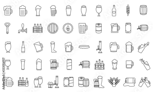 Set of beer icons