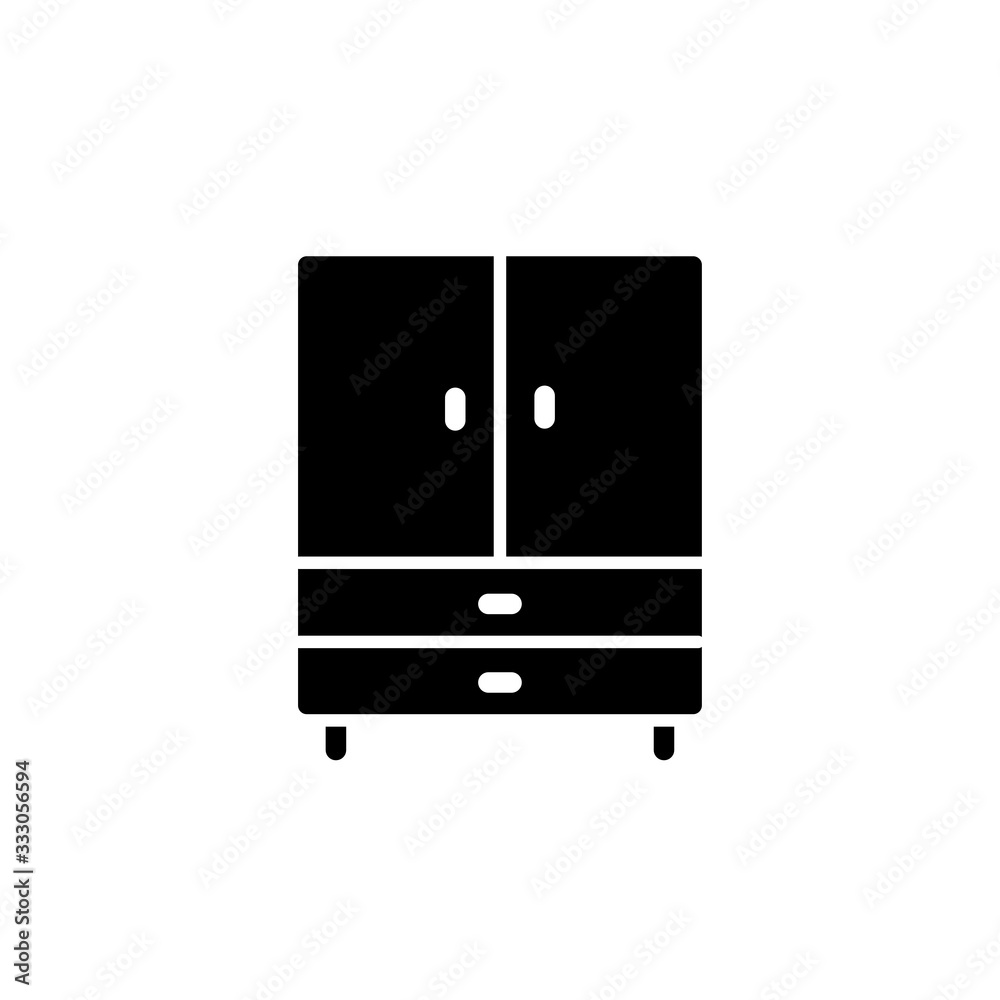 Vector illustration, wardrobe icon design Vector illustration, wardrobe icon design