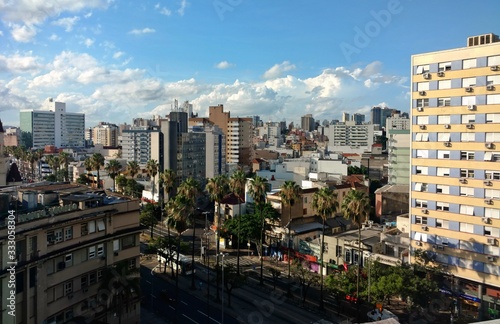 Fotografie Partial view of Porto Alegre city, south of Brazil.