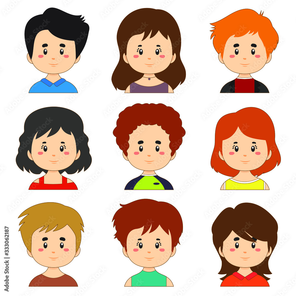 Colorful Collection With Great Variety Avatars Colorful Collection With Great Variety Avatars
