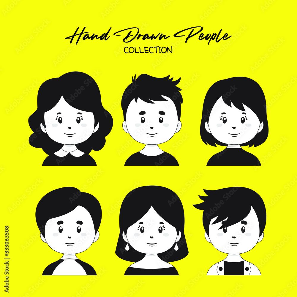 Hand Drawn People Avatar Collection Hand Drawn People Avatar Collection