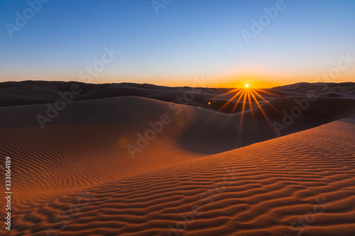 Glamis Dunes Desert Sunset photo