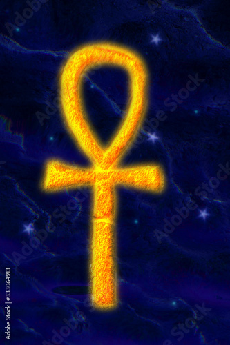 Egyptian Ankh sign symbolizes hope