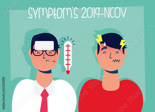 covid 19 symptoms of disease icon