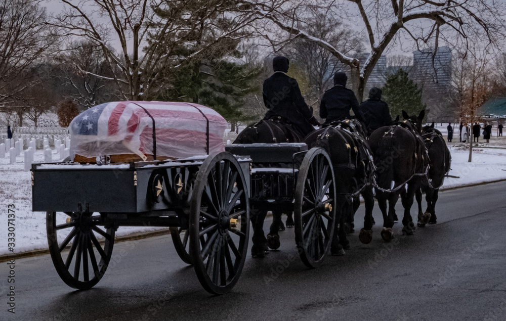 Casket On Caisson