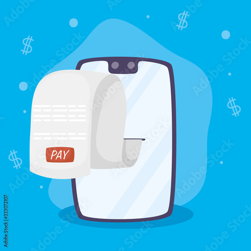 Payments online technology with smartphone