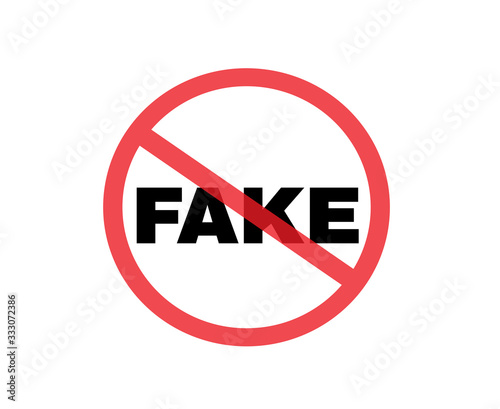 dO NOT FAKE sign, Sign symbol backgruund, vector illustration. 