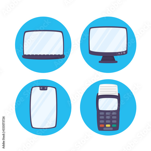 Payments online technology with set gadgets
