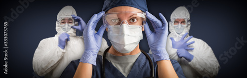 Team of Female and Male Doc...