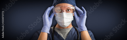 Banner of Female Doctor or ...