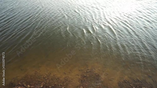 Wave Water flow In the river