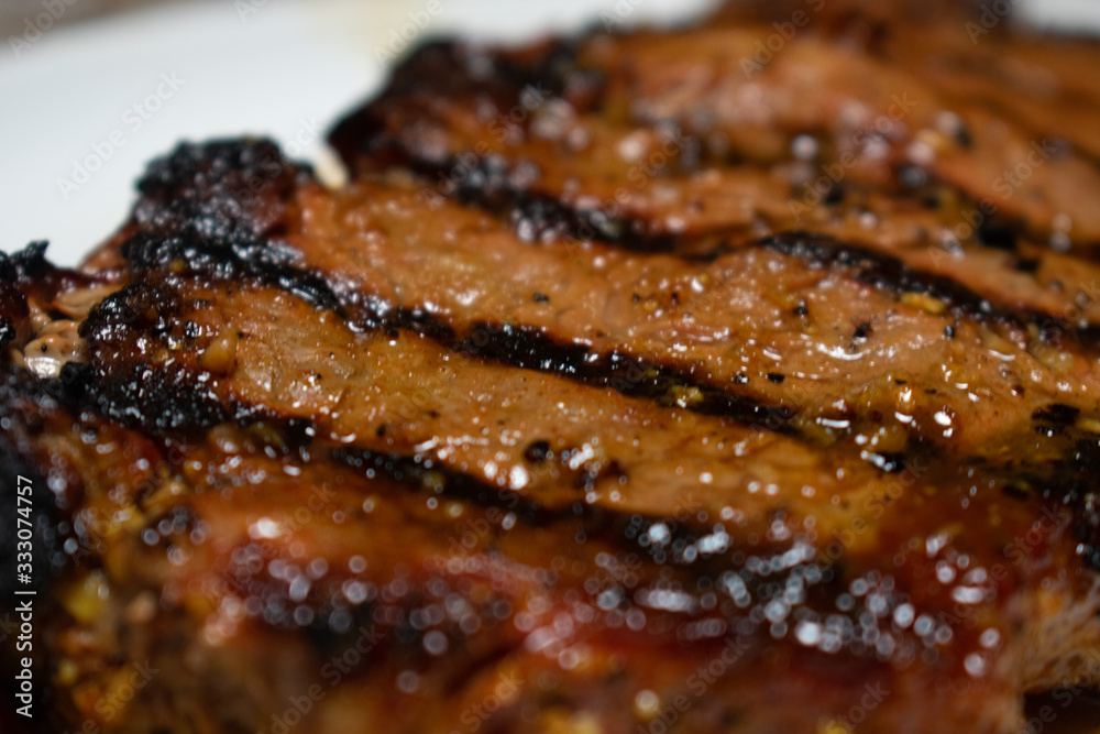 A Close-Up Shot of a Freshly Grilled Steak A Close-Up Shot of a Freshly Grilled Steak