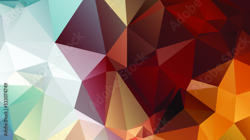 Fototapeta Naklejka Na Ścianę i Meble -  Abstract Color Polygon Background Design, Abstract Geometric Origami Style With Gradient