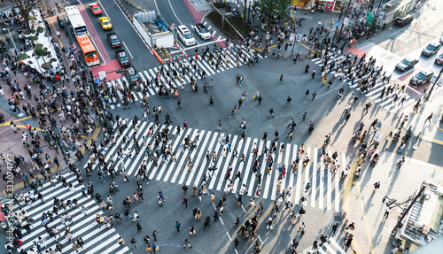 Foto Shibuya crossing