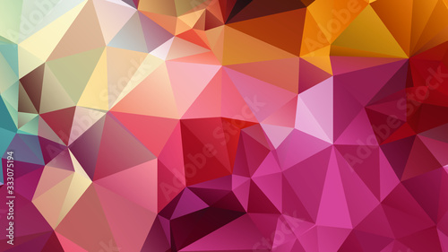 Abstract Color Polygon Background Design, Abstract Geometric Origami Style With Gradient