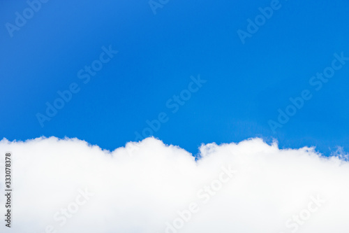 Clouds on the blue sky background. beautiful separation photo