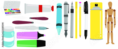 art supplies Material escolar 