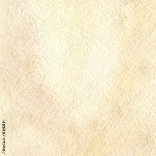 Abstract watercolor summer beach background. Texture summer sand, land , hillock. Yellow background for card, poster, banner, logo, business card.