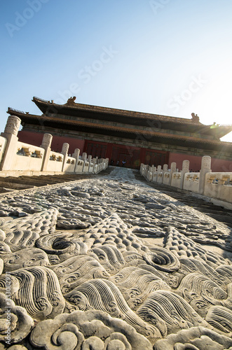 Wallpaper Mural Unique Chinese Carvings on Pathway in Ancient Forbidden City Two Torontodigital.ca