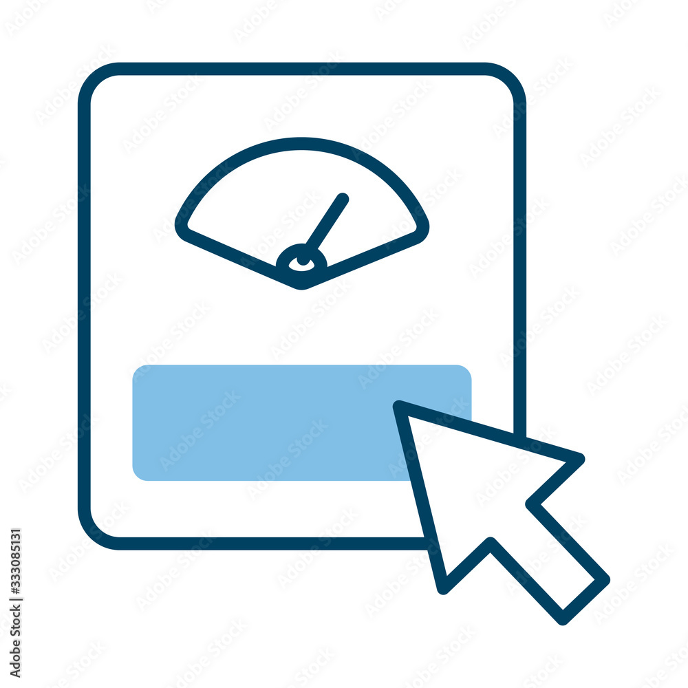 cursor mouse with scale with health online half line style cursor mouse with scale with health online half line style