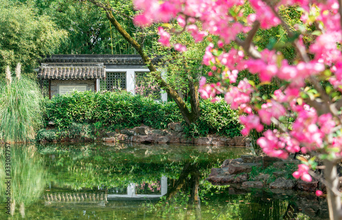 The scenery of Guyi garden in Shanghai, China