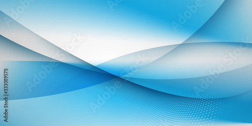 Abstract gradients blue waves sale banner template background. colorful vector illustration