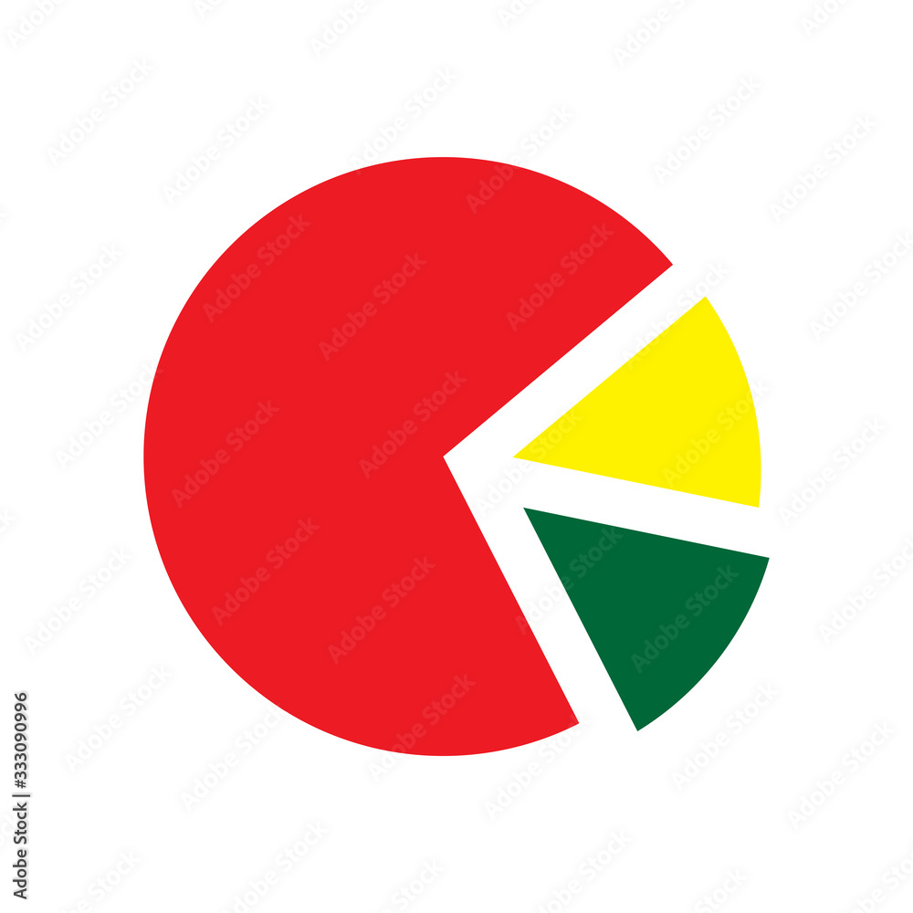 Pie Cart icon vector Pie Cart icon vector